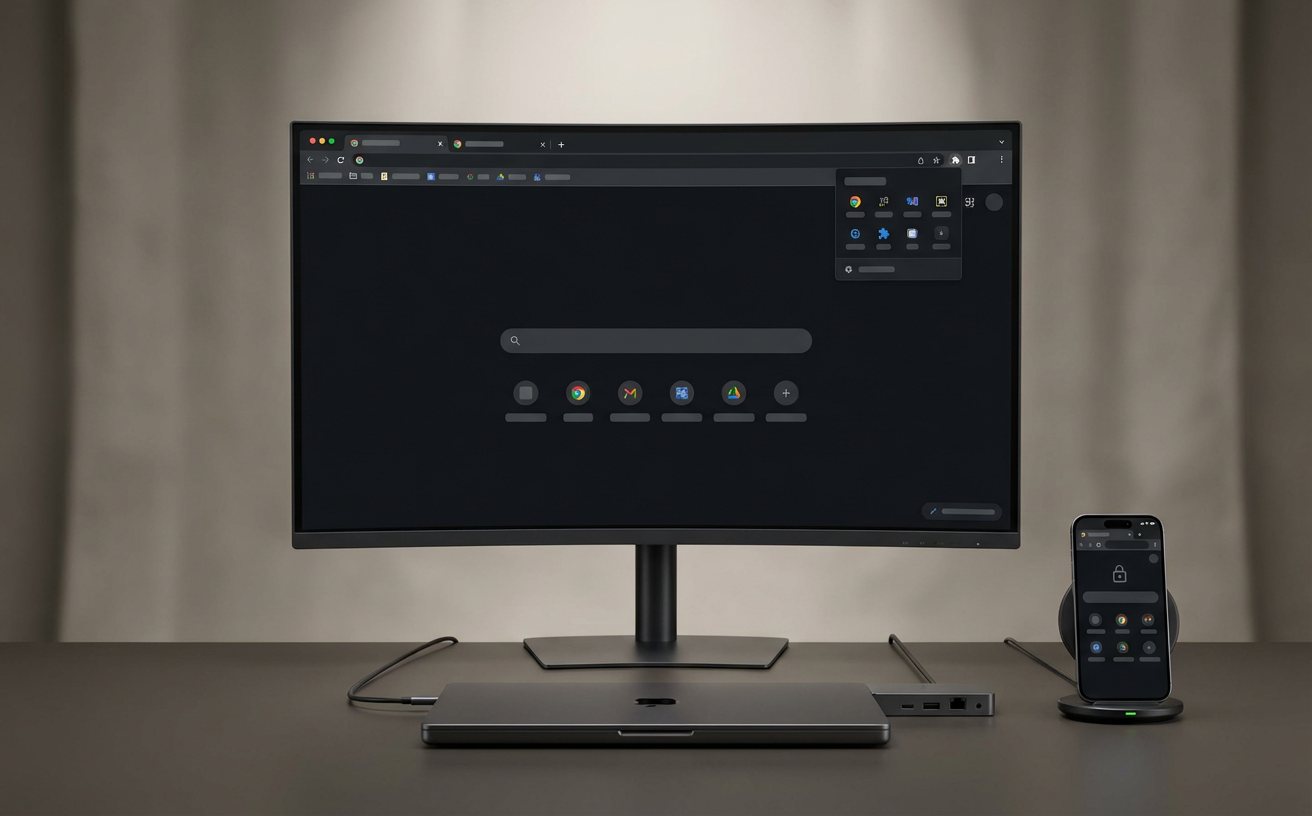 谷歌浏览器跨设备数据同步界面